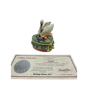 Swan Lake Box Melodies Country Fair Collection Heritage House Has Certificate‎